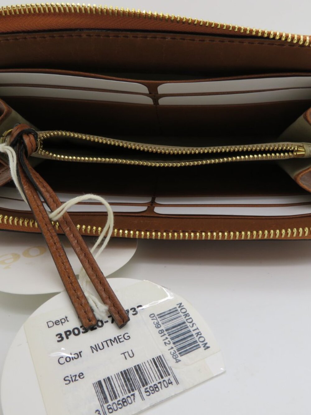 Chloé Nutmeg Brown Sheepskin Leather Wallet - Picture 8 of 16